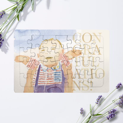 【ご出産祝い】ギフトパズル×エコーキャンバス (15%OFF)