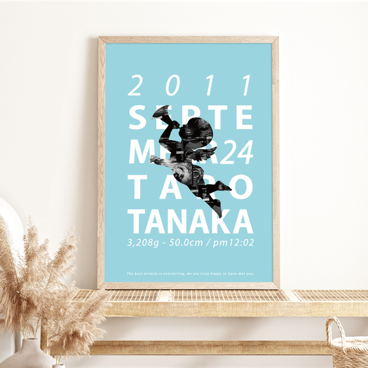 【セットでお得！30％OFF】天使 < light blue>（エコー写真10~12枚）