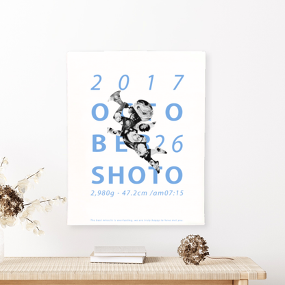 【セットでお得！30％OFF】天使 Blue ‐エコーキャンバス（エコー写真10~12枚）